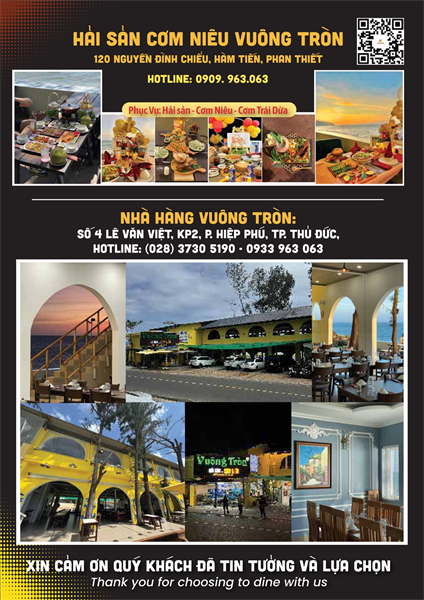 Menu Nhà hàng hải sản cơm niêu Vuông Tròn32